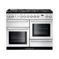Rangemaster NEX110DFFWH/C - White/Chrome Range Cooker - 146L - A Rated