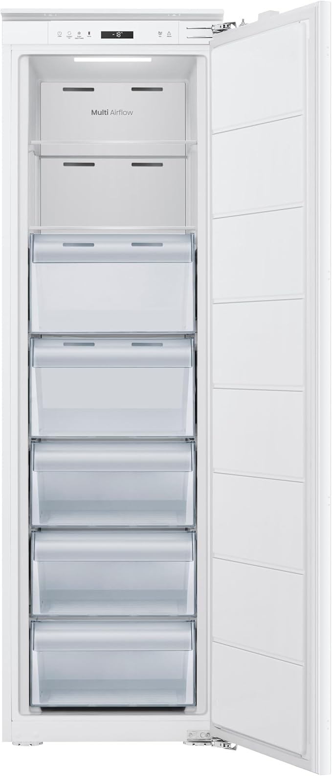 Teknix BITHTZFF - White 235L Integrated Tall Freezer - Garage Safe