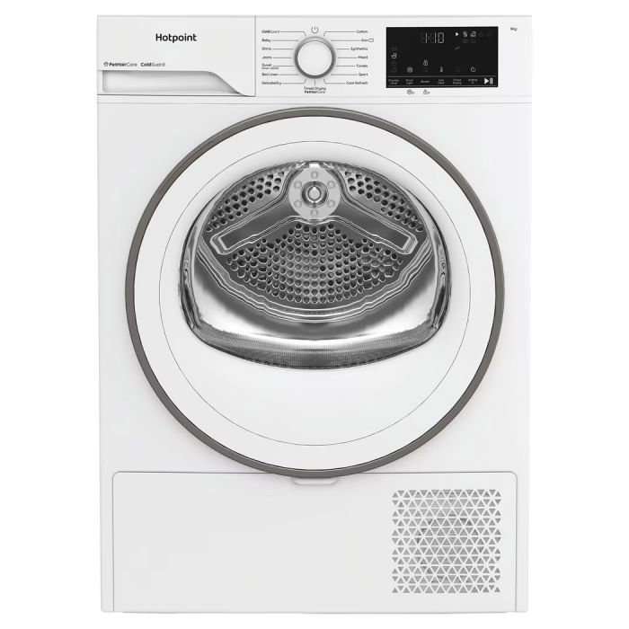 Hotpoint C HD 93M WWS UK White 9KG Heat Pump Tumble Dryer D Energy hotpoint-c-hd-93m-wws-uk-white-9kg-heat-pump-tumble-dryer-d-energy