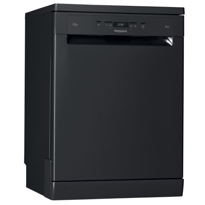 Hotpoint HFC 3C26 WC B UK Black Freestanding Dishwasher D