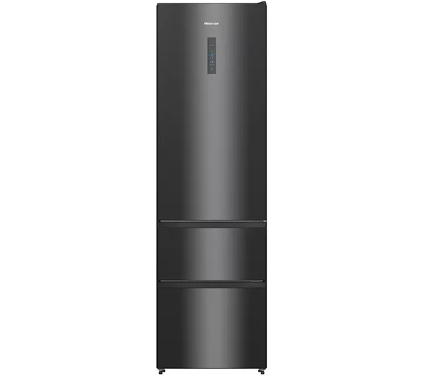 Hisense RM469N4AFEUK - Black Freestanding 70/30 Frost Free Fridge