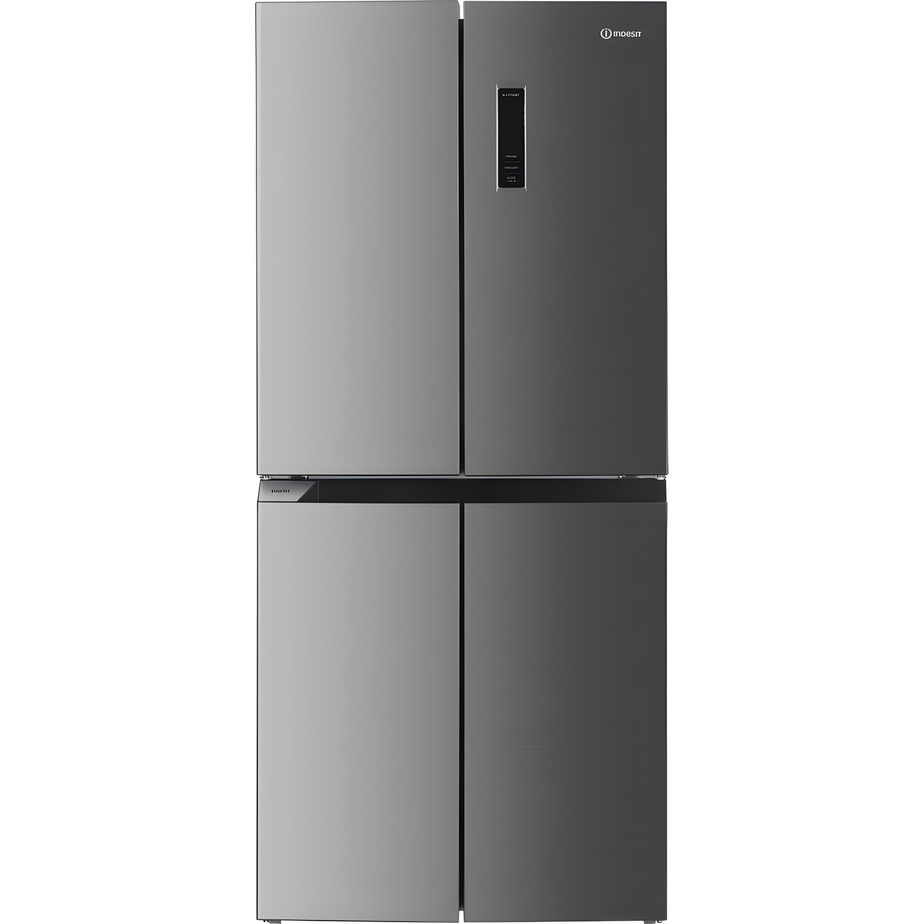 Indesit INGF 6421 XP4UK - Silver American Fridge Freezer - 421L