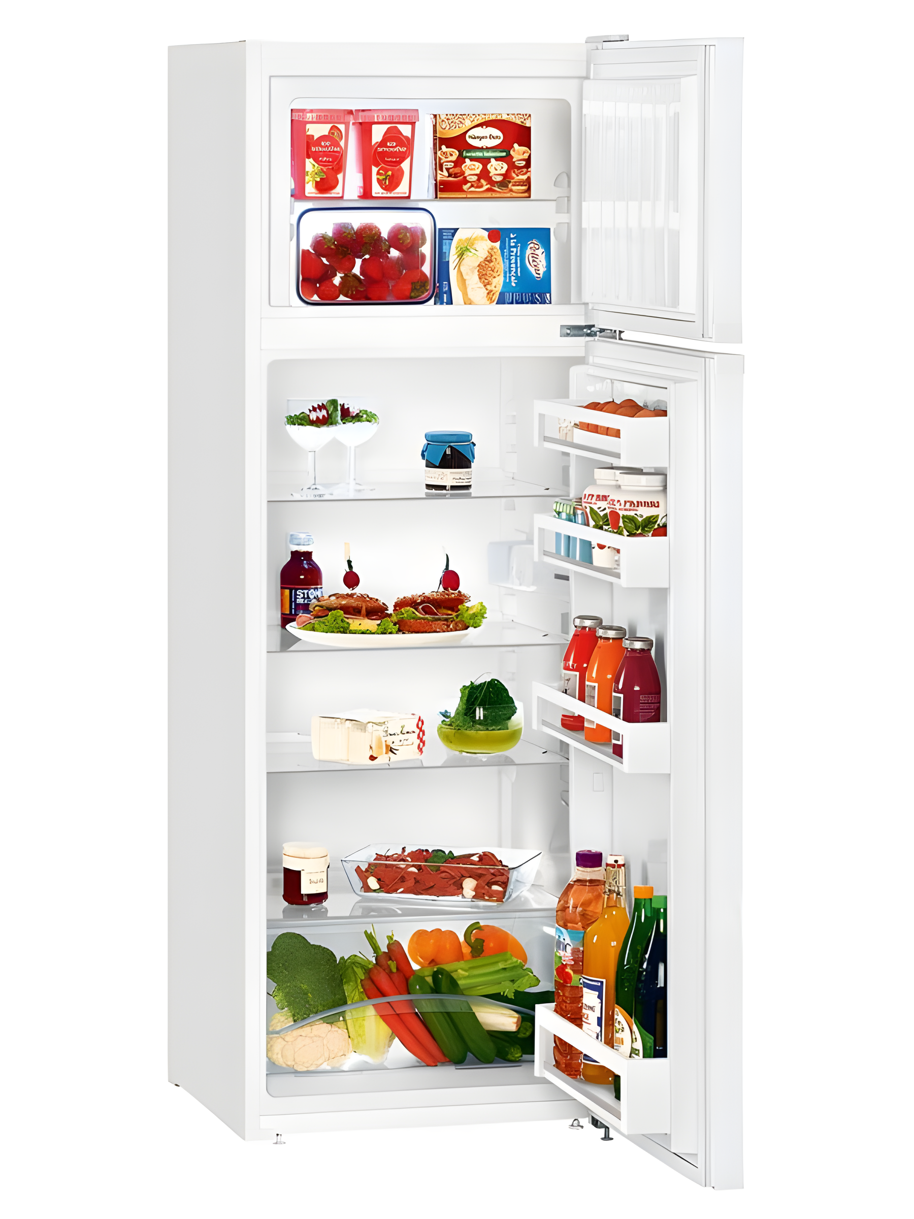 りーも Liebherr CTE2931 - White Freestanding 80/20 Fridge Freezer - E