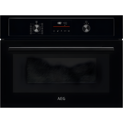 AEG KMX365060B - Black 43L Integrated CombiQuick Microwave Oven - 1000W, 1900W Grill - A energy