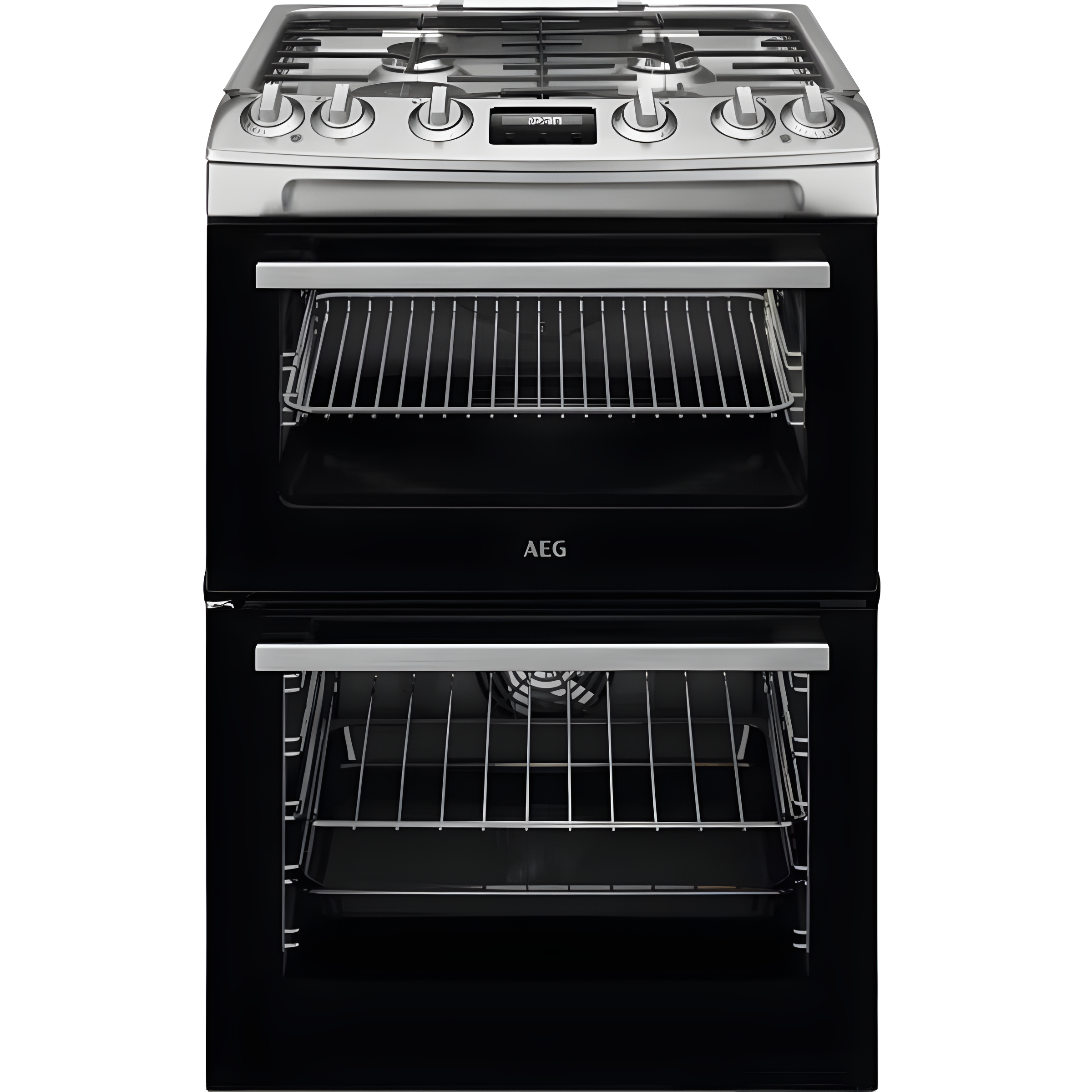 AEG CKX6540ACM - Stainless Steel Dual Fuel Cooker - 77/39L - A