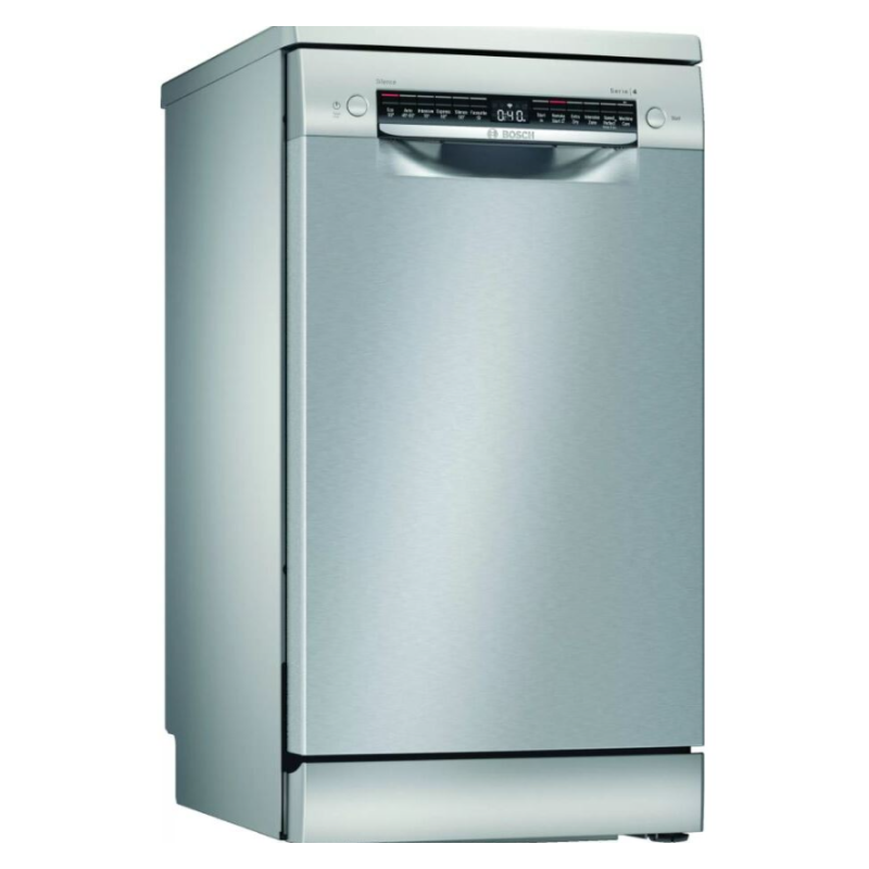 Bosch SPS4HKI45G Silver Freestanding Dishwasher E energy