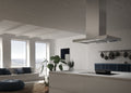 Faber STILO-COMFORT-ISOLA-X-A90 - Stainless Steel 90cm Island Hood - B Rated