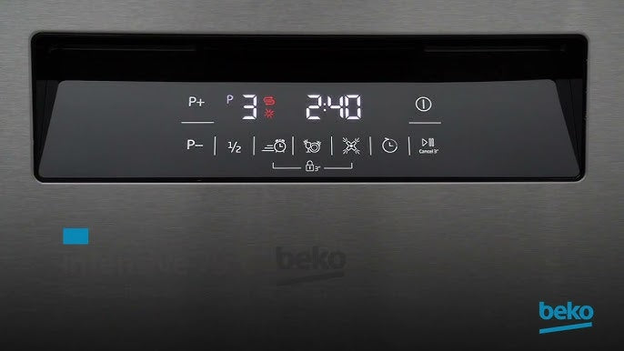 Beko dishwasher symbols