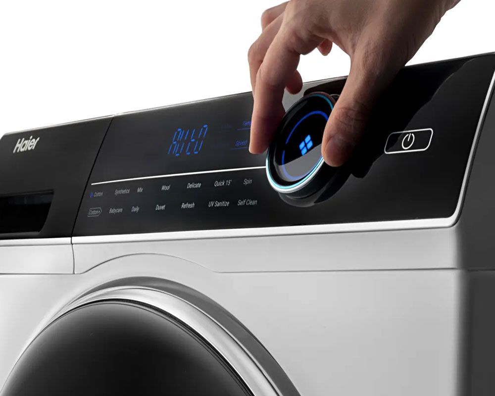 How to unlock Haier washing machine