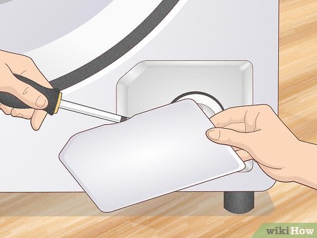 How to open filter on hoover washing machine