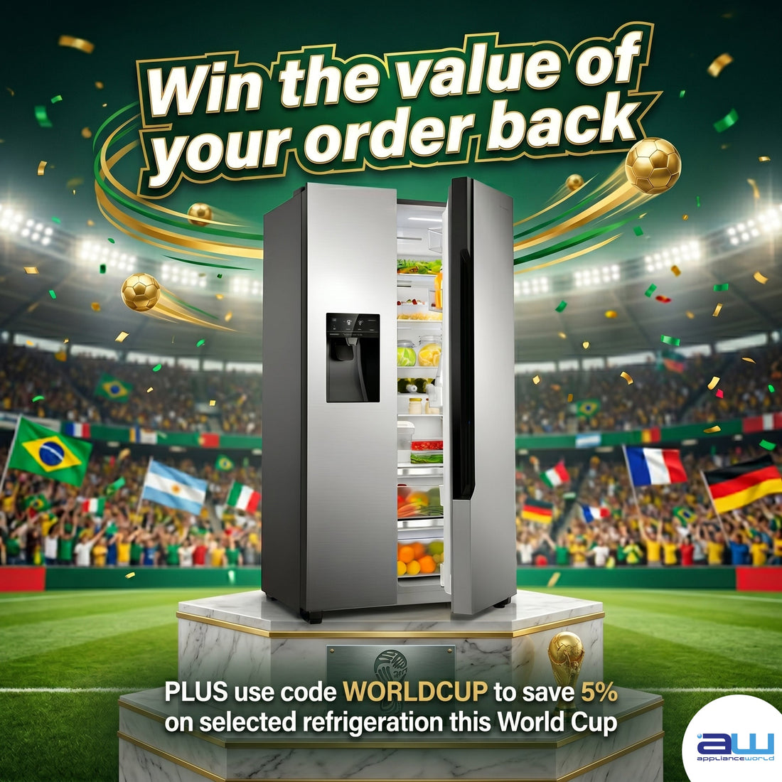 Win the value of your order back - World Cup 2026
