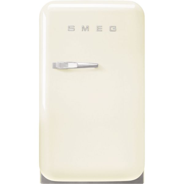 Smeg FAB5RCR6 - Cream 34L Mini Fridge - Right Hand Hinge - 36dB