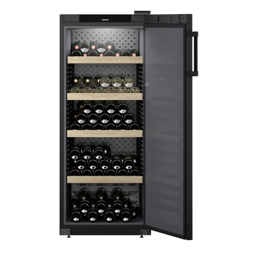 Liebherr WSBL4601 - Black GrandCru Freestanding Wine Cooler - 166 Bottle Capacity - E Energy Rating