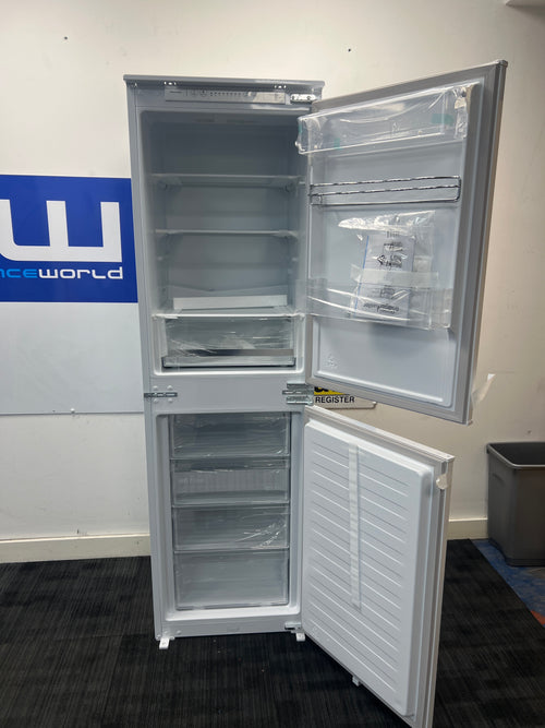 Fridgemaster MBC55224FE - White Integrated Fridge Freezer - 50/50 Split - E Rated - Unboxed
