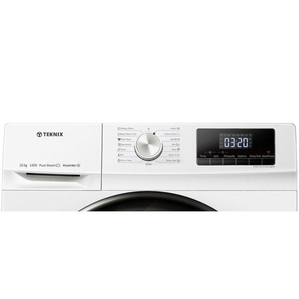 teknix TKW10142HW - White 10KG Washing Machine - 1400 RPM - A energy