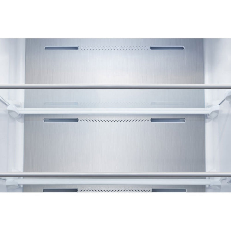 Teknix TH60TLBIX - Black Steel Finish 370L Larder Fridge - 185.5cm x 65.1cm x 59.5cm - D Energy Rating - Display