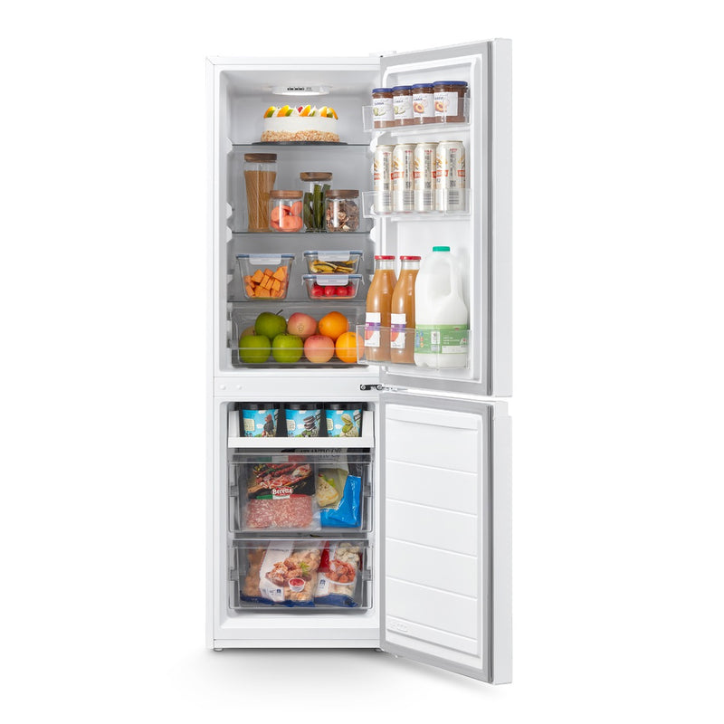 Montpellier MFF150W - White Freestanding 60/40 Frost Free Fridge Freezer - E energy