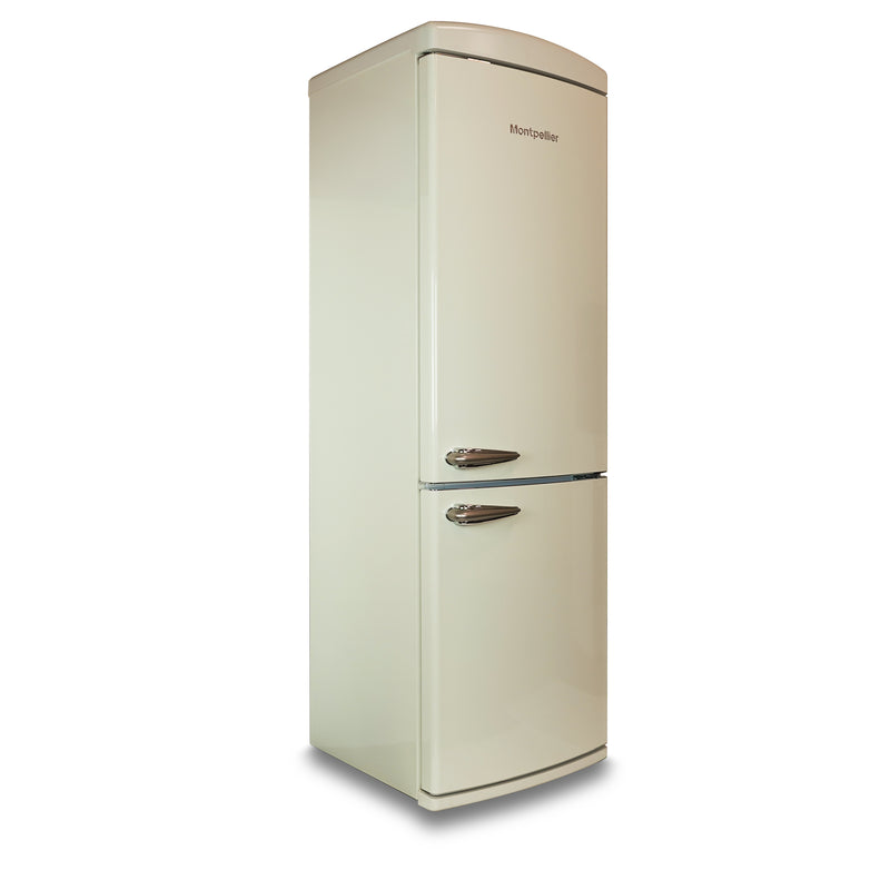 Montpellier MAB190C - Retro Cream Fridge Freezer - 295L - E Energy
