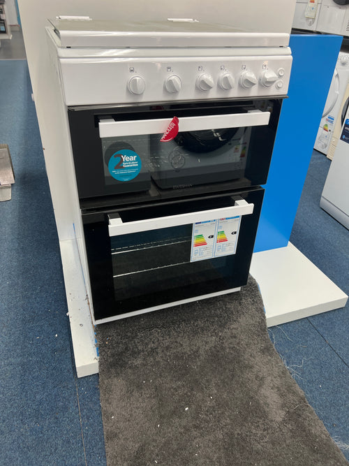 Statesman GDL60W2 - White 4 Zone Gas Cooker - Manual cleaning - A+ energy - Unboxed