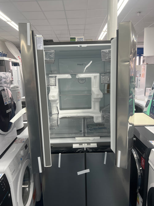 Midea MDRF632FIE46 - Stainless steel Side By Side Frost Free Fridge Freezer - E energy - Unboxed