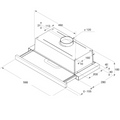 Hotpoint HSFX.1/1 - Stainless steel Extractor - D energy