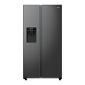 Hisense RS5P535NTFDUK - Black Steel American Fridge Freezer - 566L - Ice & Water