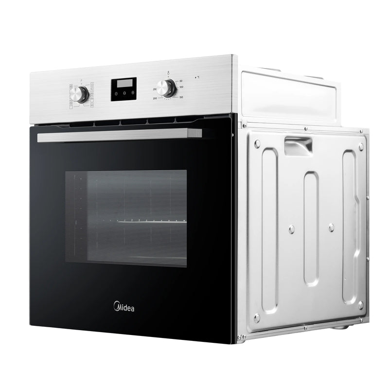 Midea MBO65M90D2-X - Stainless Steel 70L Built In Oven - Rotary Dials - A Energy Rating