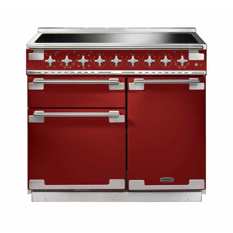 Rangemaster ELS100EIRD - Cherry Red Range Cooker - 155L Dual Oven - A Rated