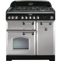 Rangemaster CDL90DFFRP/C - Royal Pearl/Chrome 90cm Range Cooker - Dual Fuel - A Rated