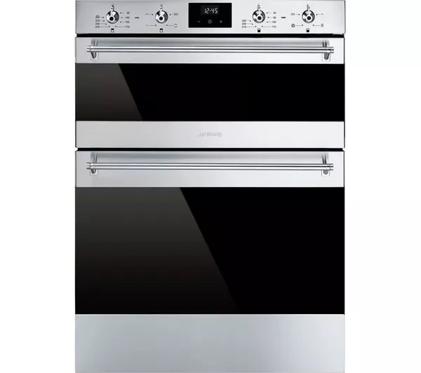 Smeg DUSF6300X - Stainless steel Built under Electric Double Oven - A/B energy - Display