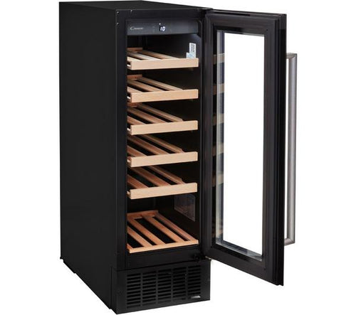 Candy CCVB 30 UK/1 - Black 20 Bottle Wine Cooler - Built-in - Black