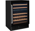 Candy CCVB 60D UK/N - Black 46 Bottle Built-In Wine Cooler - Dual Temperature Zones - LED Lighting