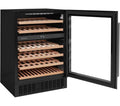 Candy CCVB 60D UK/N - Black 46 Bottle Built-In Wine Cooler - Dual Temperature Zones - LED Lighting