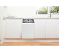 Indesit DSIO 3T224 E Z UK N - Silver 10 Place Slimline Integrated Dishwasher - 44dB - E Energy Rating