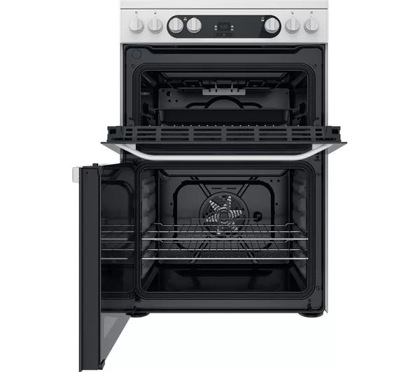 Hotpoint HDM67V9HCW/UK/1 - White Electric Ceramic Cooker - 72L Main Oven - A Energy