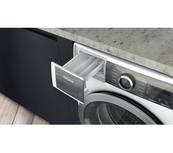 Hotpoint H6 W845WB UK - White Freestanding 8KG Washing Machine - 1400 RPM - B energy - Display