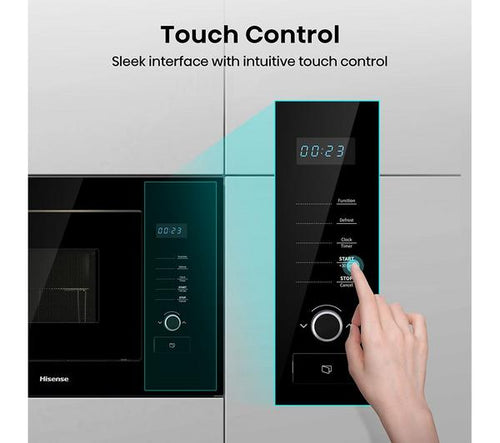 Hisense HB20MOBX5UK - Black 20L Built-In Microwave - 800W