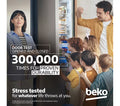 Beko CNG4582VW - White Freestanding Frost Free Fridge Freezer - 168L/102L - E Energy