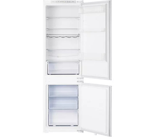 Hisense RIB312F4AWE 177cm High 70/30 Integrated Frost Free Fridge Freezer with Sliding Door Fixing Kit - White - E Rated