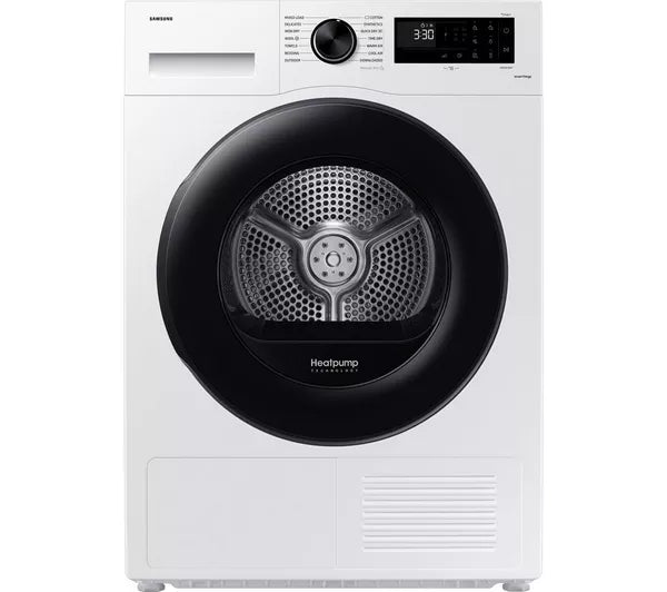 Samsung DV90CGC0A0AEEU - White 9KG Heat Pump Tumble Dryer - A++ Energy Rating