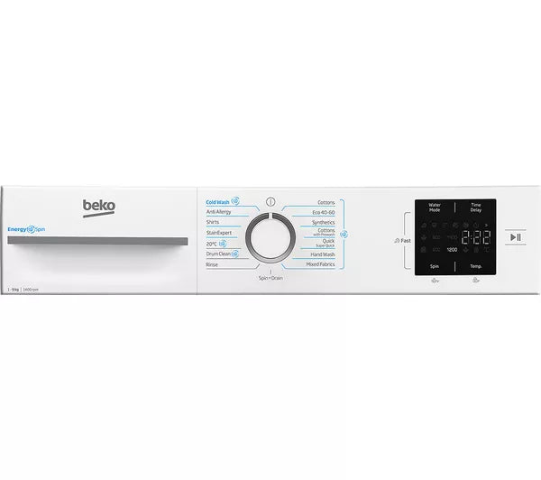 Beko BM3WT3941 - White 9KG Washing Machine - 1400 RPM - A Energy