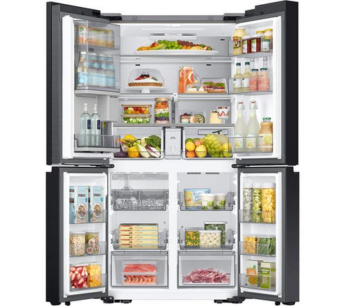 Samsung RF65DB970E22EU - Black American Fridge Freezer - 635L Capacity - See-Thru Door - E Energy Rating