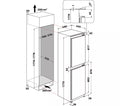 Hotpoint HBC18 5050 F2 - White Integrated 50/50 Frost Free Fridge Freezer - E energy - Display