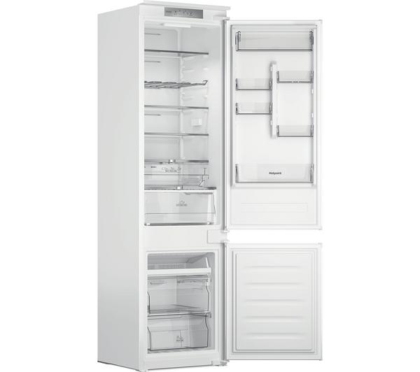 Hotpoint HTC20 T322 UK - White 70/30 - Sliding Hinge - Tall Integrated Frost Free Fridge Freezer - E energy - Display