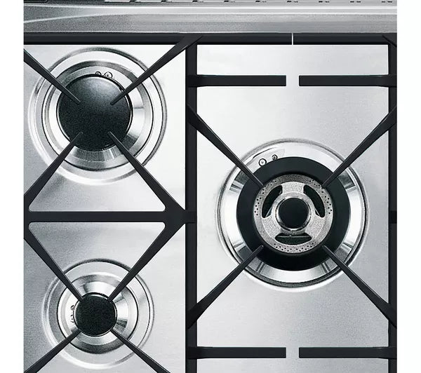 Smeg SR275XGH2 - Silver Gas Hob - 5 Burners with Wok Burner
