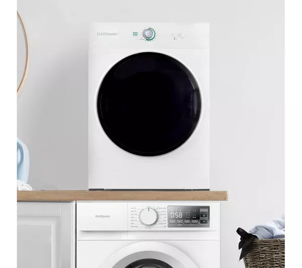 Statesman TD03VFW - White 3KG Compact Tumble Dryers - C energy - Display