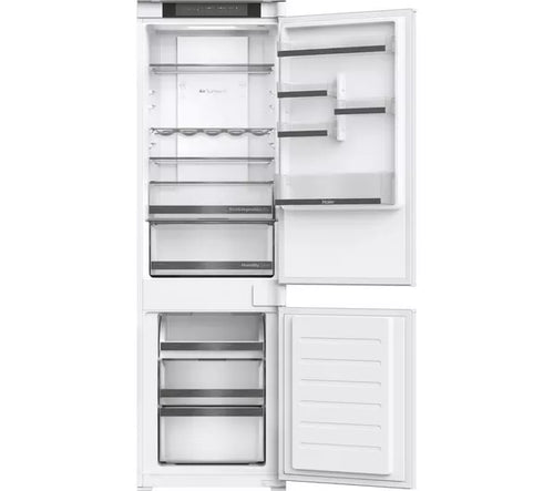 HAIER HBW5518DK-1 - White Integrated Smart 70/30 Fridge Freezer - 248L - D Energy