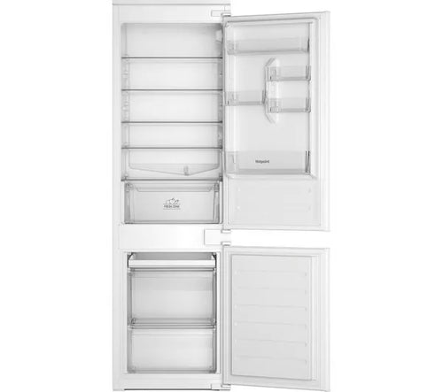 Hotpoint HTC18D011A1 - White 70/30 Built In Static Fridge Freezer - 273L Capacity - E Energy Rating