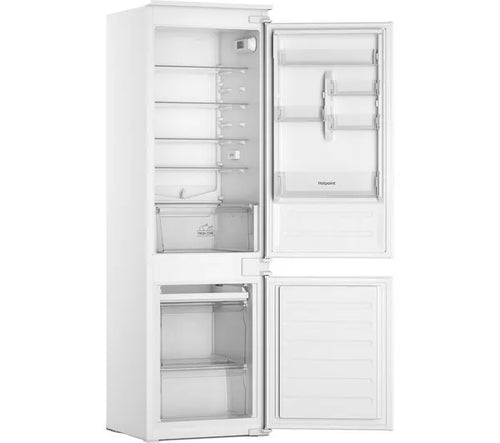Hotpoint HTC18D011A1 - White 70/30 Built In Static Fridge Freezer - 273L Capacity - E Energy Rating