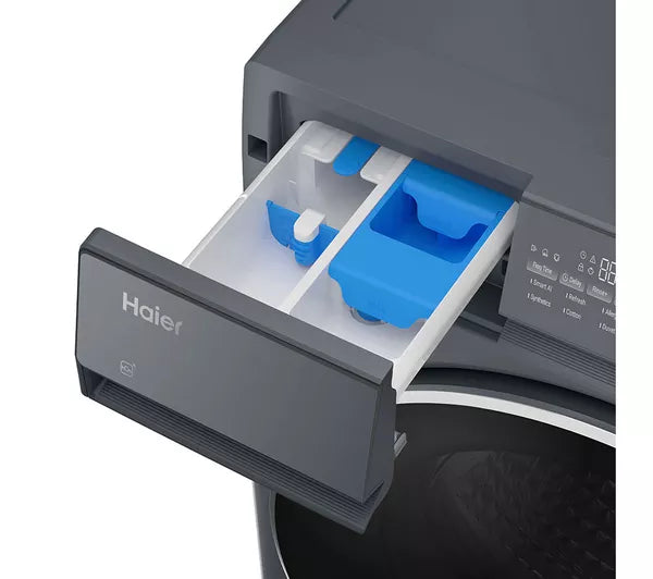Haier HWD90-B14367GUUK - Graphite 9KG/6KG Washer Dryer - Direct Drive - D Energy